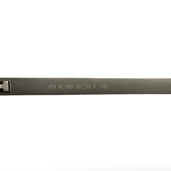 Adidas AF19 Lazair Full Rim Performance Steel Eyeglasses Rectangular Sporty - Picture 4 of 5